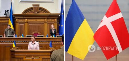 Premier Danii przybyła z wizytą na Ukrainę: przemawiała w Radzie. Zdjęcie