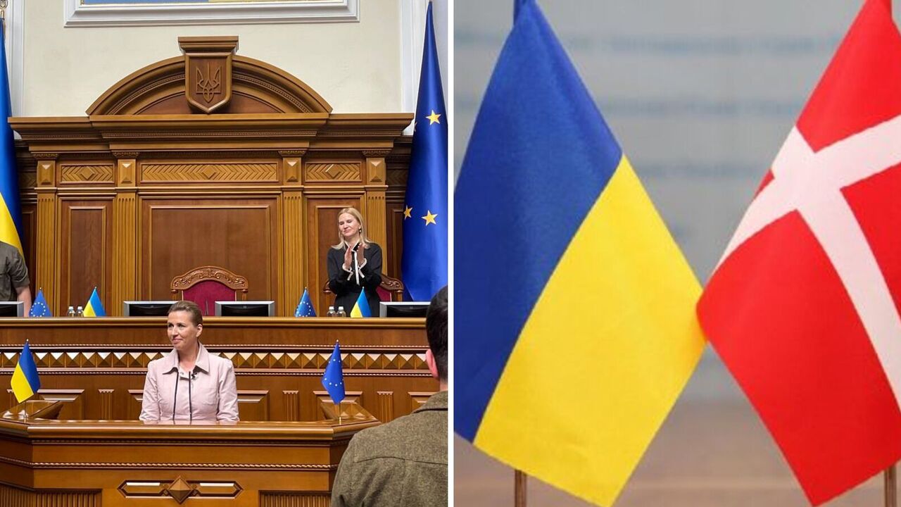 Premier Danii przybyła z wizytą na Ukrainę: przemawiała w Radzie. Zdjęcie