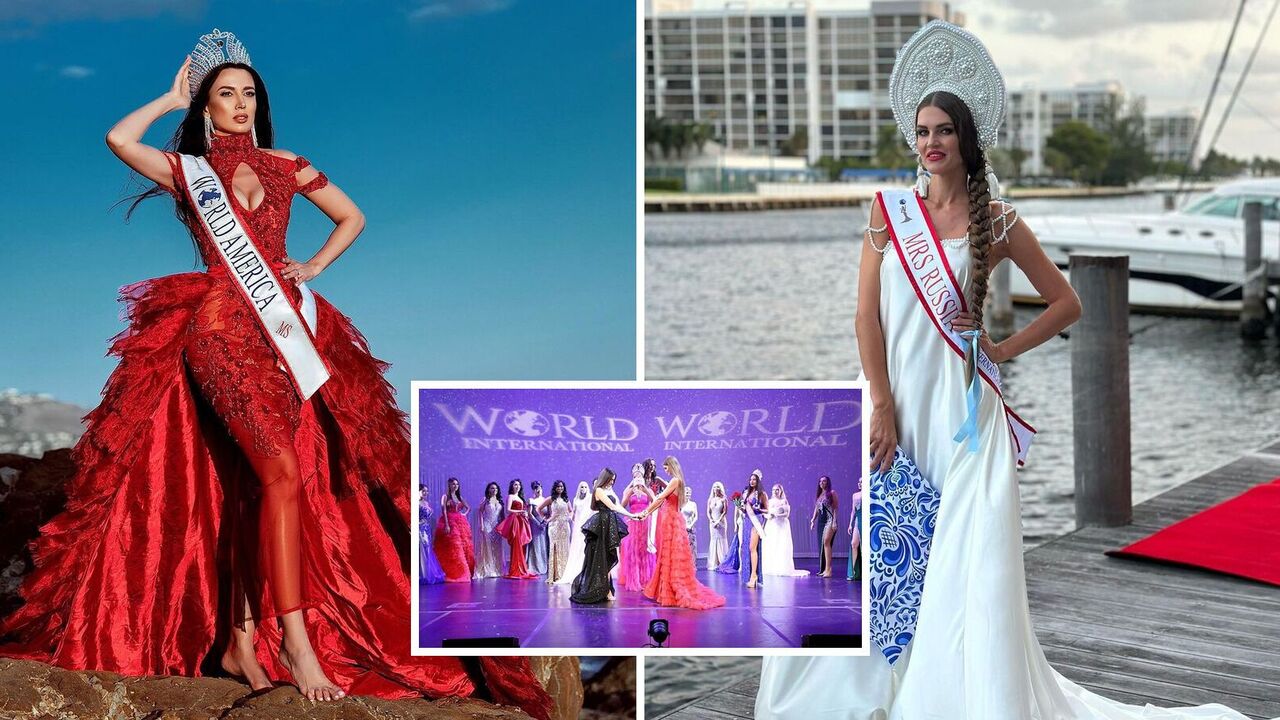 Trzymając się za ręce z Rosjanką: zwyciężczyni "Mrs. World 2023" z Chersonia wpadła w głośny skandal. Zdjęcie
