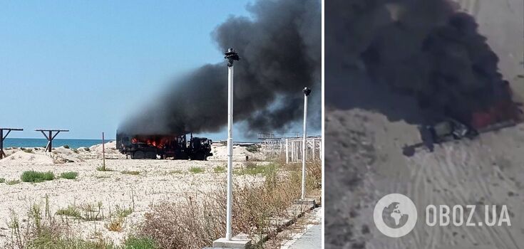 Najnowszy rozwój sytuacji okupantów, którzy mieli uratować krymski most zniszczony w Porcie Zaliznyj. Zdjęcia i wideo