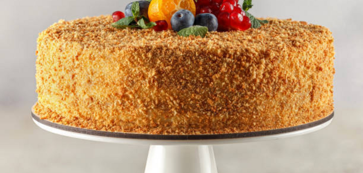 The easiest recipe for lazy Medovyk honey cake