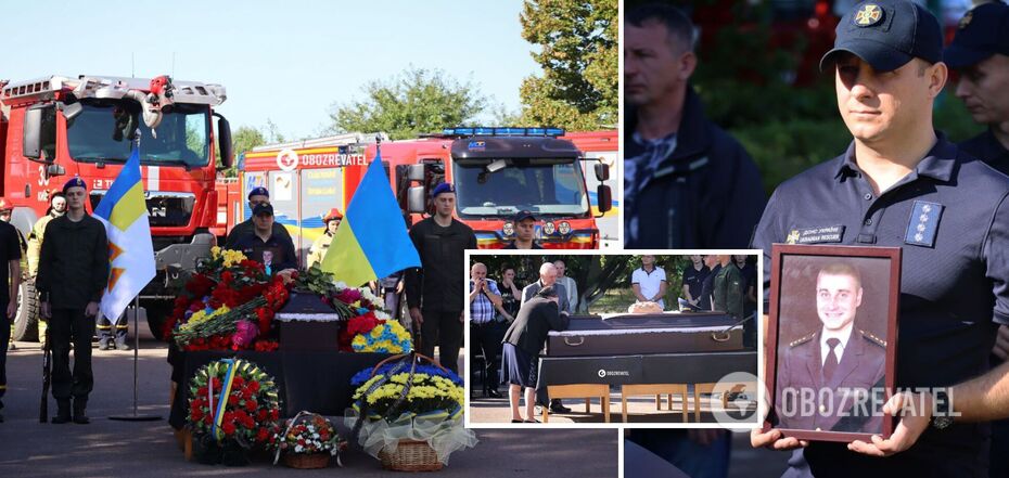 Rescuer Ruslan Koshev was farewelled in Kyiv