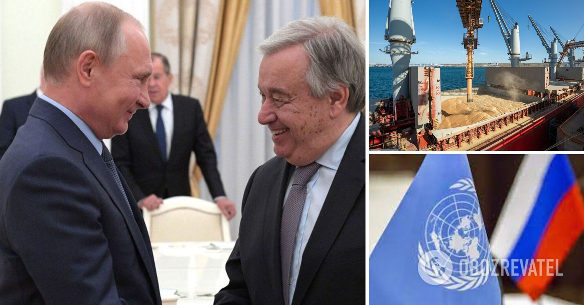 Guterres chce zniesienia sankcji nałożonych na Rosję