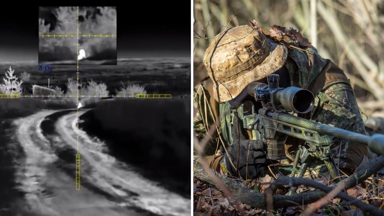An AFU sniper eliminated an occupant