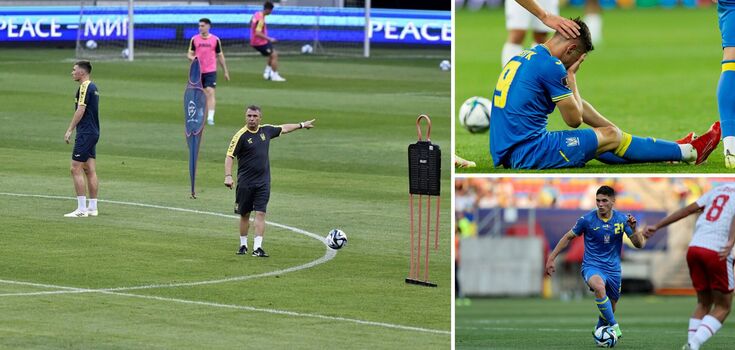 Rebrov excluded three players from Ukraine's squad before the match with England