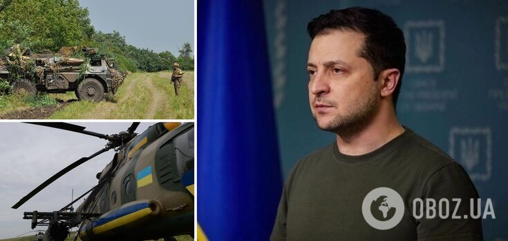 "Udało nam się wyzwolić naszą ziemię": Zełenski pokazał ukraińskich bohaterów stawiających opór okupantom. Zdjęcie