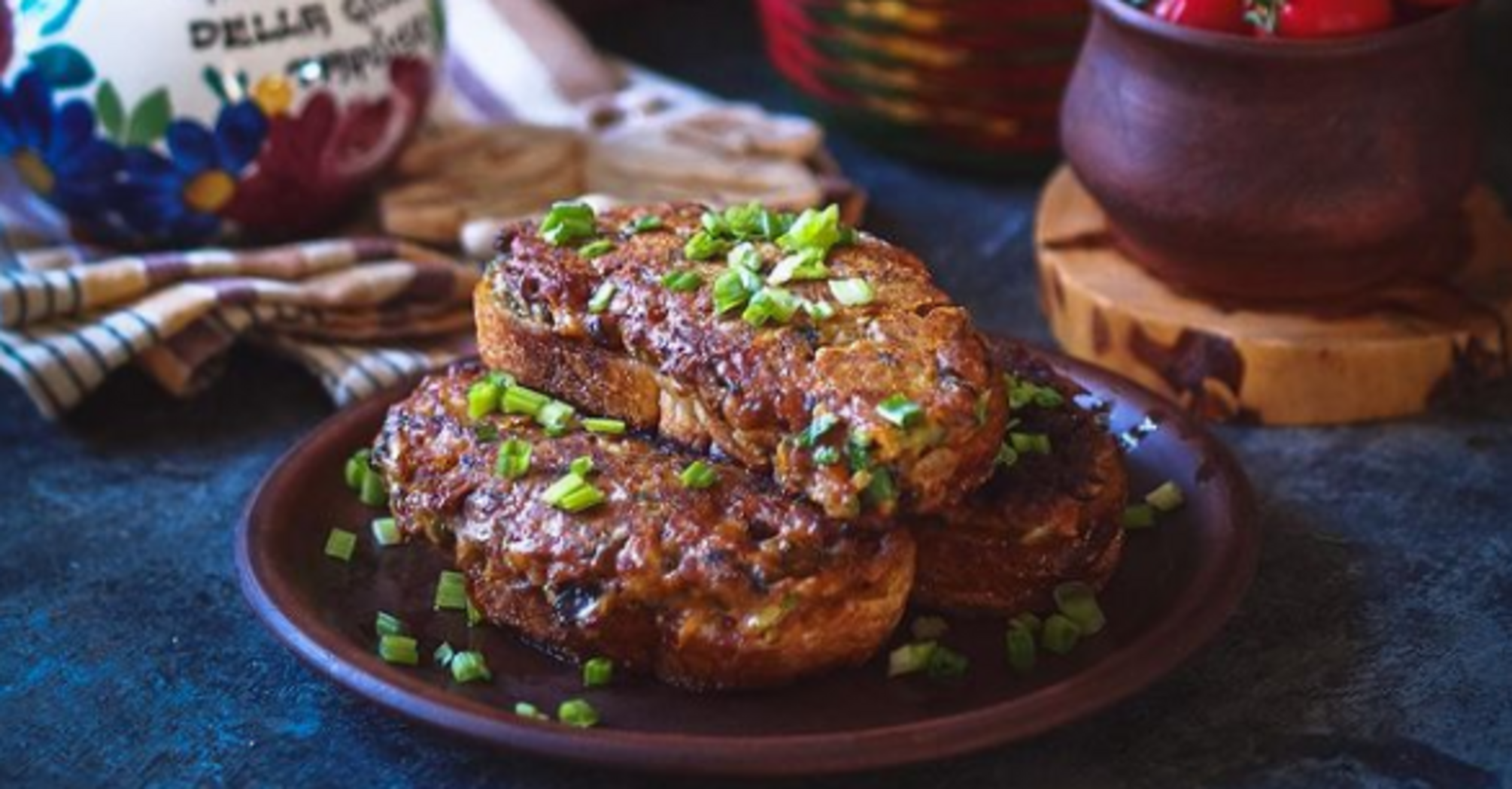 Incredible Thai sandwiches with mushrooms: great for a snack