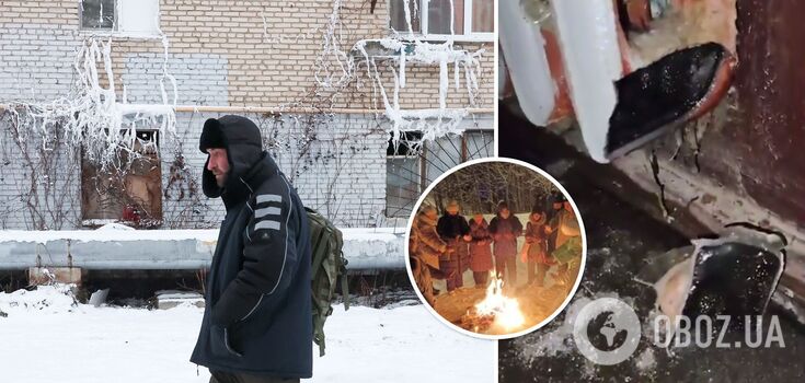 In some cities of the Russian Federation, people try to survive without heating