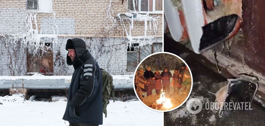 In some cities of the Russian Federation, people try to survive without heating
