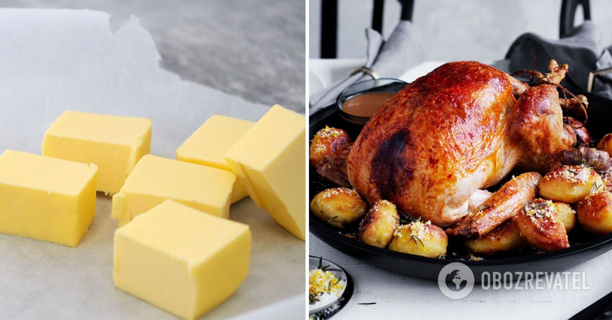 How to make chicken juicy: you will need butter