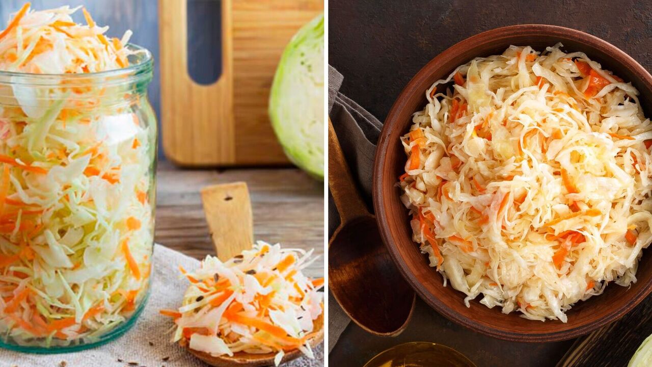 Sauerkraut in 3 days without vinegar: stays crispy