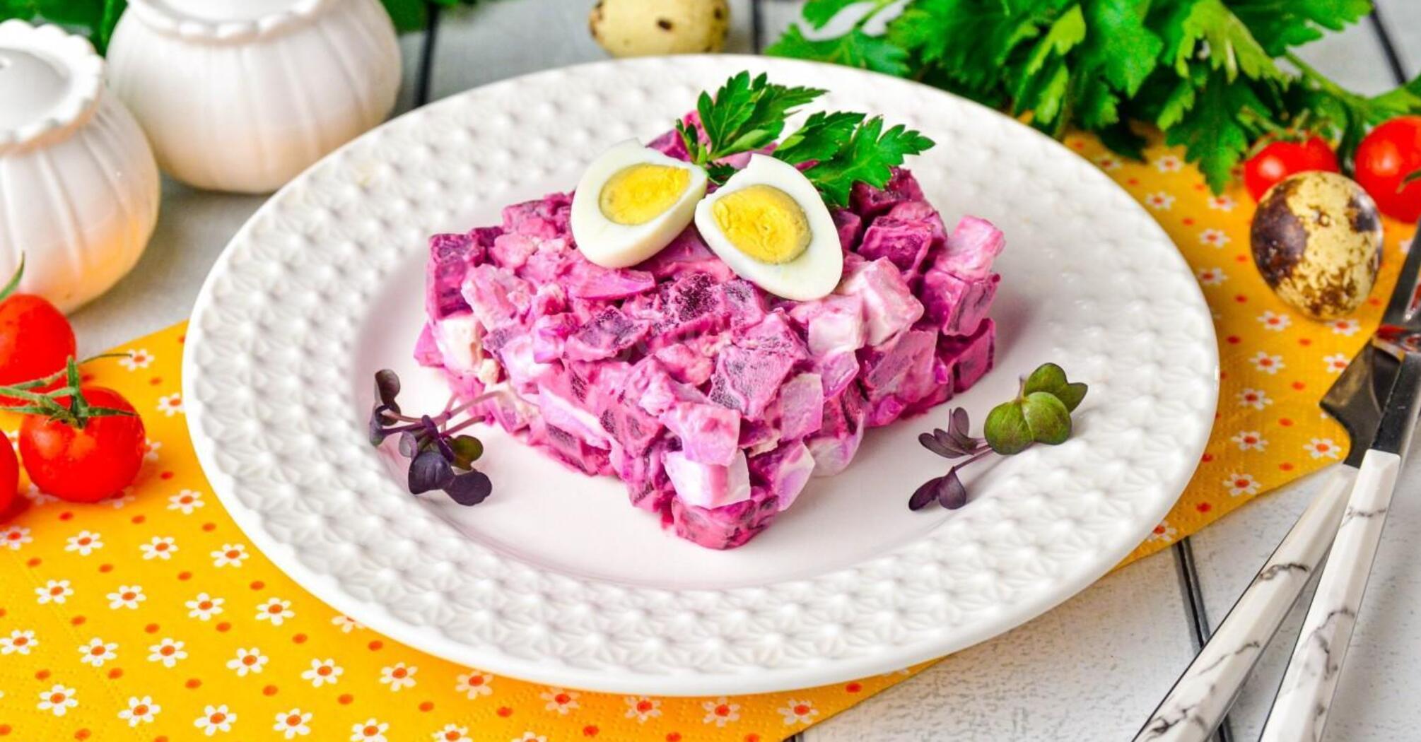 Tastier than Vinegret: a healthy beet salad for dinner