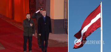 Meeting between Volodymyr Zelenskyy and Edgars Rinkēvičs