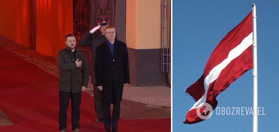 Meeting between Volodymyr Zelenskyy and Edgars Rinkēvičs