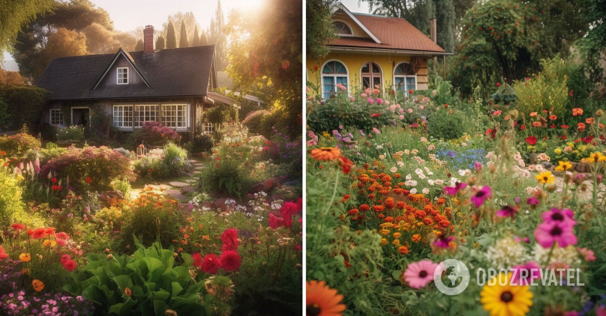 Which plants will best adorn the yard: blooming abundantly and regularly