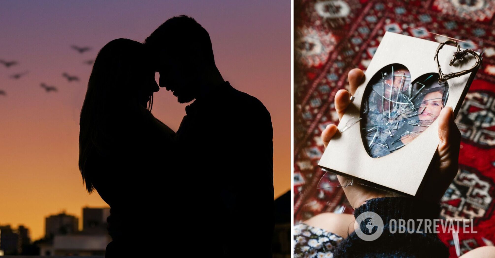 Breakup of a relationship