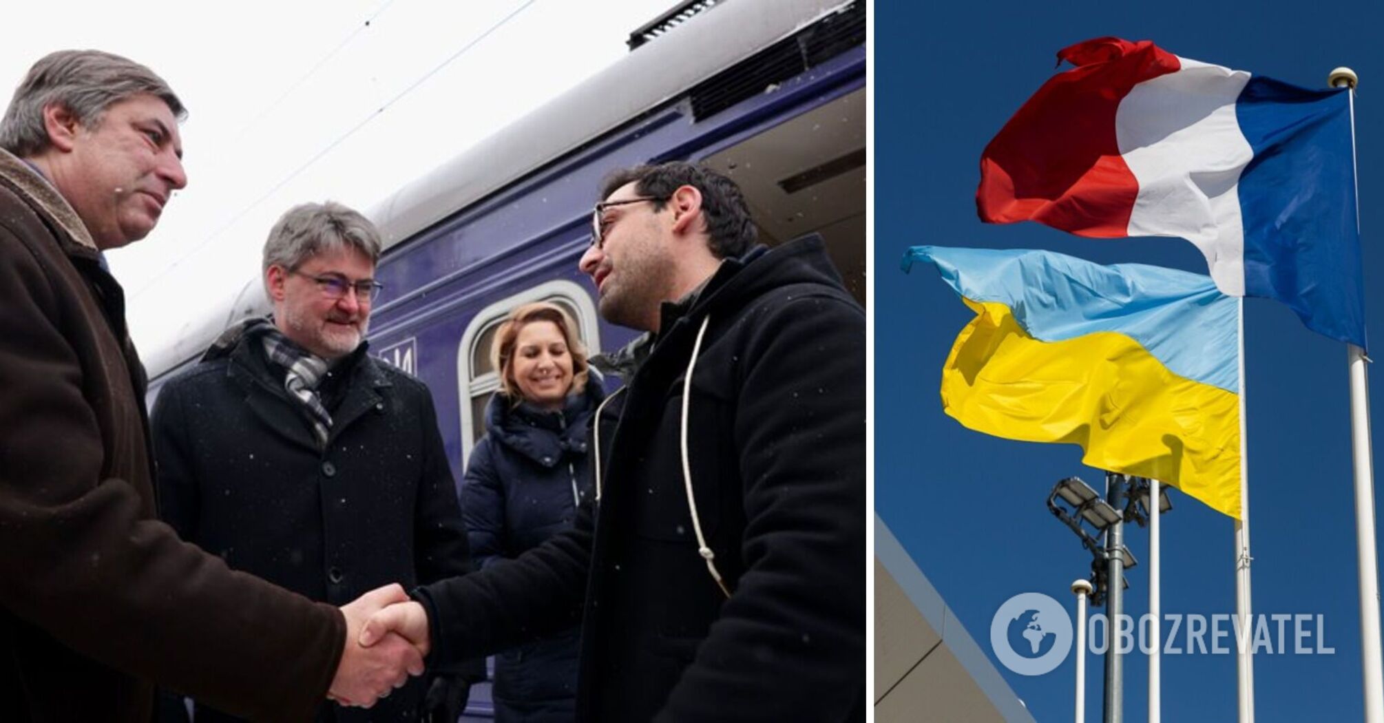 Nowy francuski minister spraw zagranicznych Stephane Séjourne przybywa do Kijowa. Zdjęcie