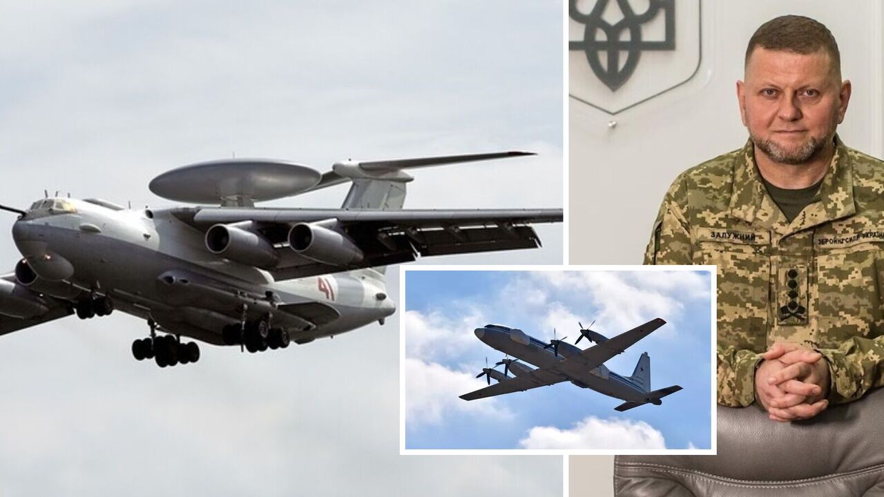Zaluzhny confirms destruction of enemy A-50 and Il-22 by Ukrainian Air Force and thanks for the operation