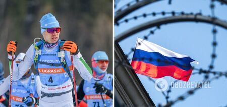 'I'm like a soldier. Nothing depends on me': Russian biathlete speaks about his suspension, saying Putin 'will not leave us'
