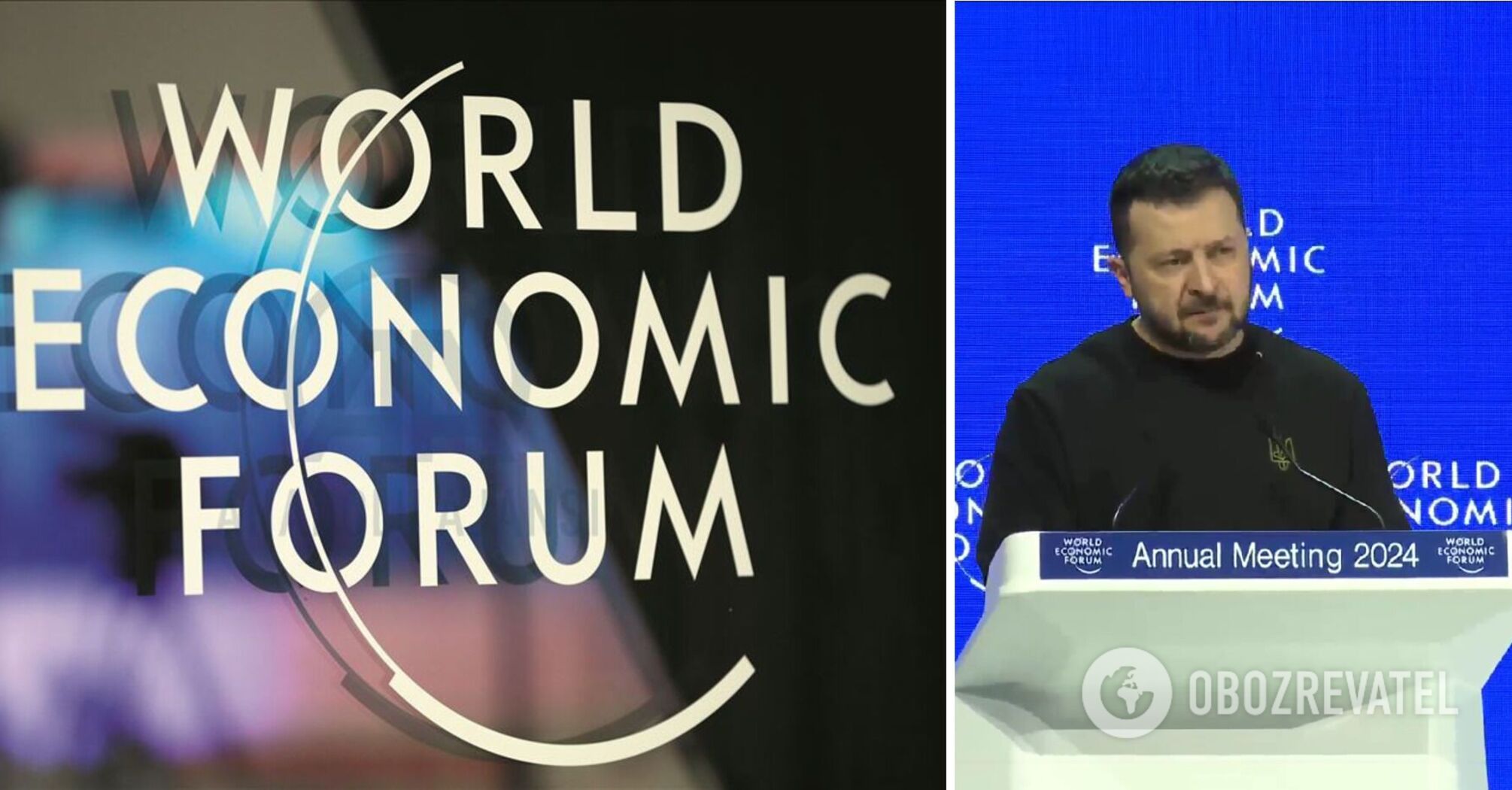 "We must be steadfast": In Davos, Zelensky calls for stopping Putin and talks about Russia's crimes. Video