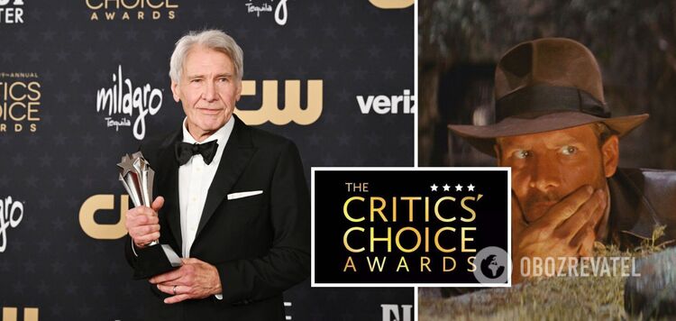 Harrison Ford, honored for career achievements, delivers an emotional speech at the Critics Choice Award 2024: the audience gives him a standing ovation