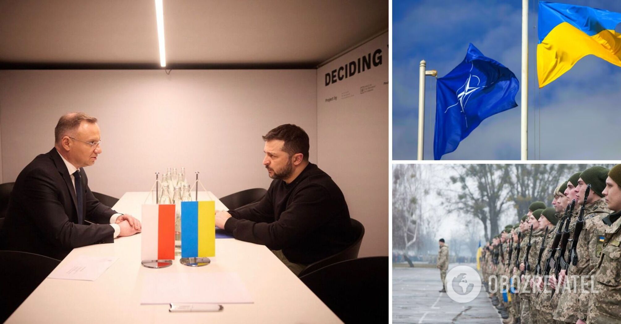 Duda mówi, że przystąpienie Ukrainy do NATO może nastąpić przed końcem wojny