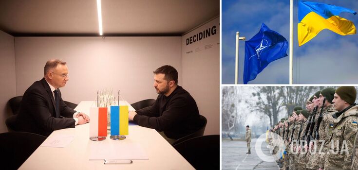 Duda says Ukraine's accession to NATO can be launched before the end of the war