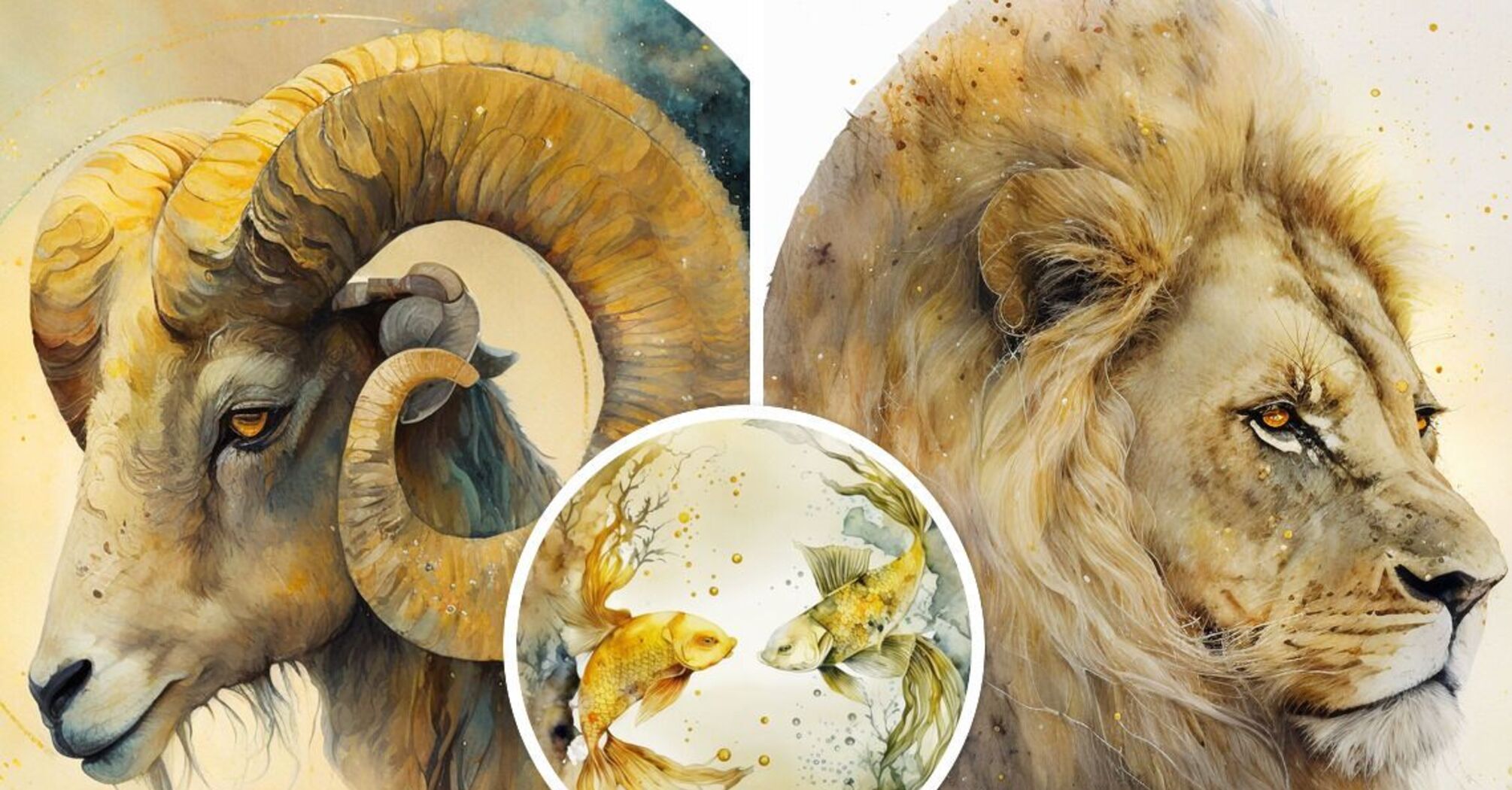 Гороскоп для трьох знаків зодіаку