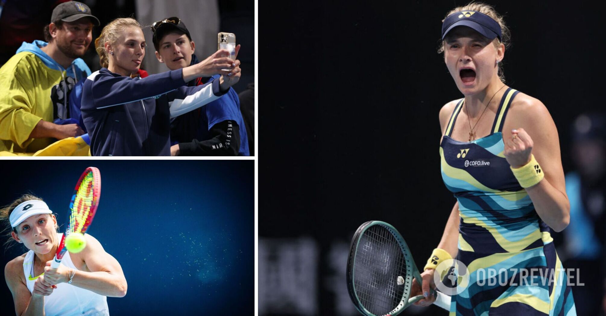 The well-known Ukrainian tennis player defeated her opponent from Moscow at the Australian Open 2024