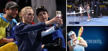 Yastremska refuses to shake hands with a tennis player from Moscow after the Australian Open 2024 match. Photo