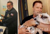 Arnold Schwarzenegger reacted to the incident at Munich airport and a fine of 35 thousand euros with a strange photo with a pig
