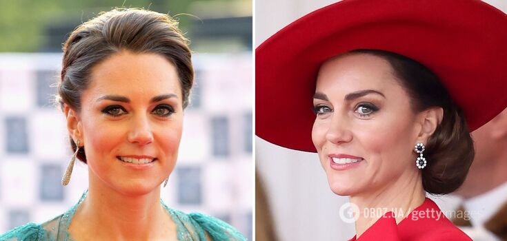 From simpleton to future queen: how Kate Middleton's makeup has changed over the years. Photos