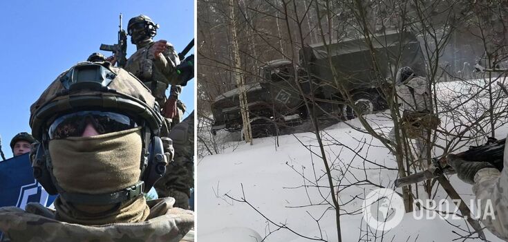 Fighters of the Russian Volunteer Corps set up an ambush on the transport of Russian military in the Bryansk region, resulting in casualties among the enemy forces. Photo