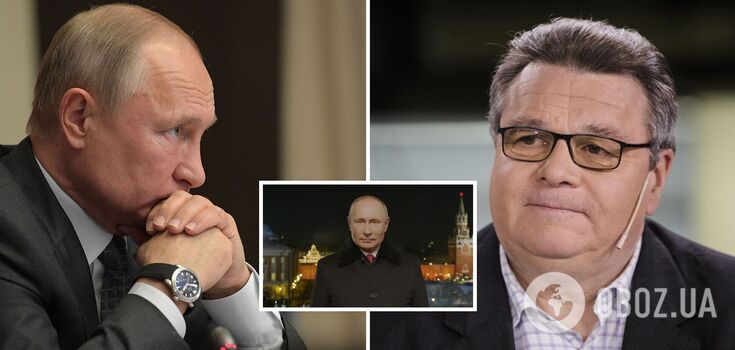 "S**t ahead, s**t in the past and standing on s**t": former Lithuanian foreign minister mocked Putin's New Year's speech