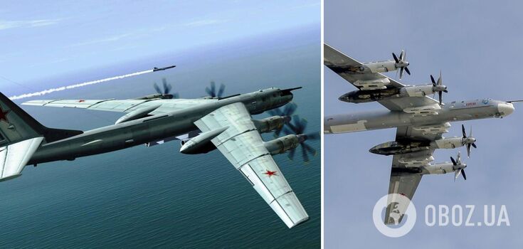 Russian Tu-95 strategic bomber and missile platform