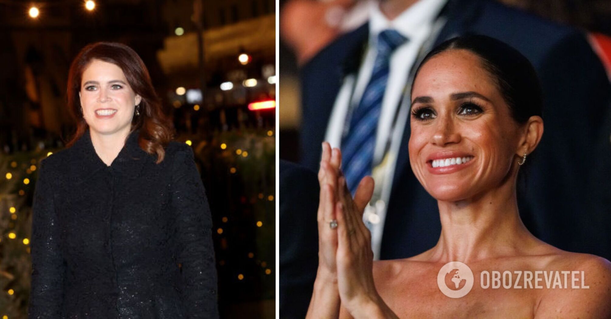 Princess Eugenie revealed her most luxurious look at Paris Fashion Week: Meghan Markle wore a similar dress