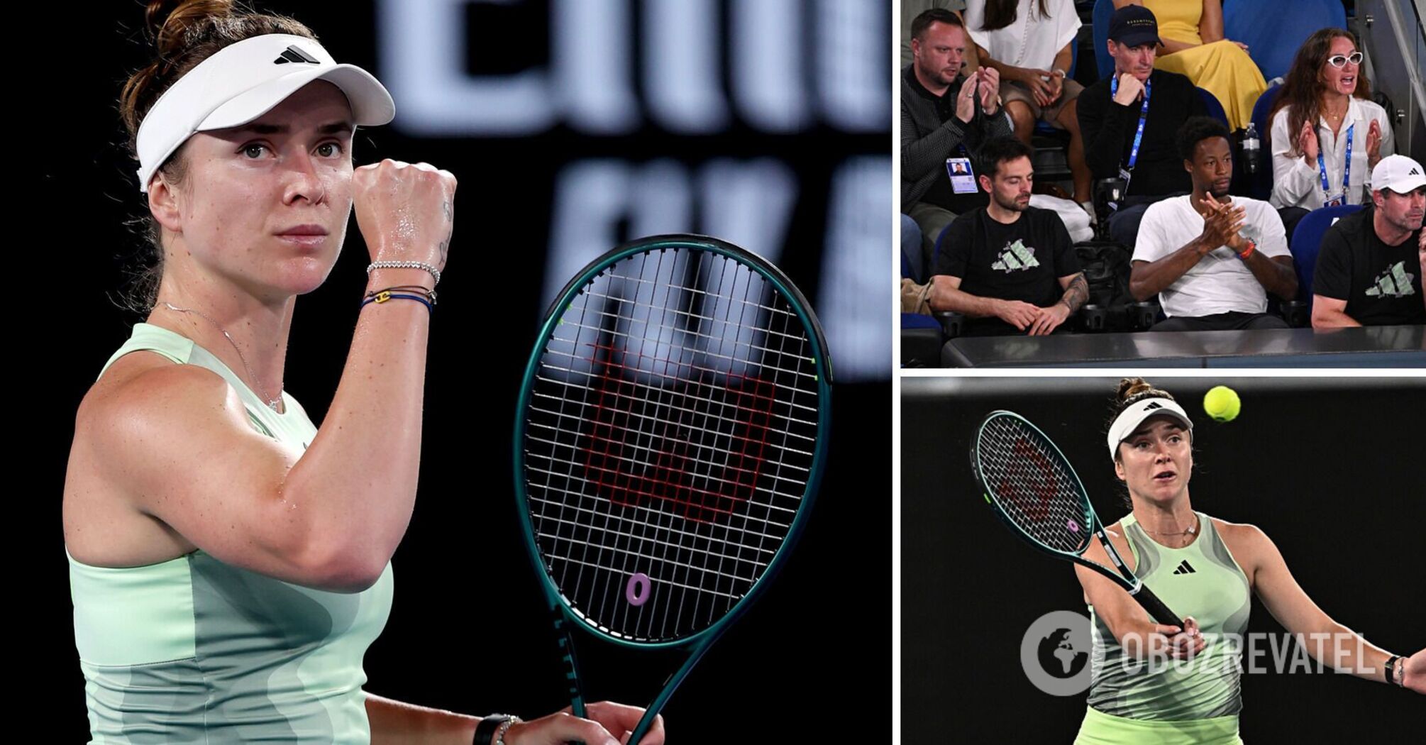 Svitolina reached the 1/8 finals of the Australian Open with a historic victory