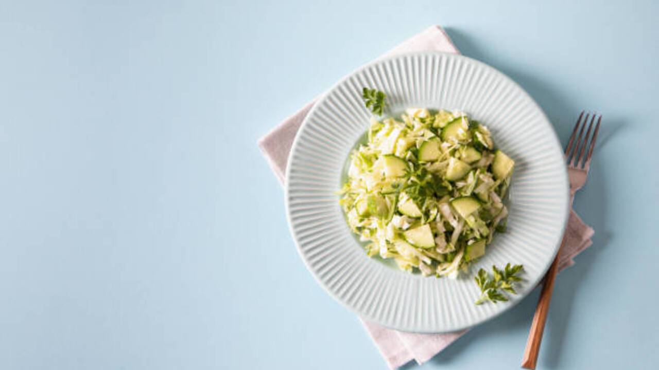 New cabbage salad: how to make boiled egg yolk dressing