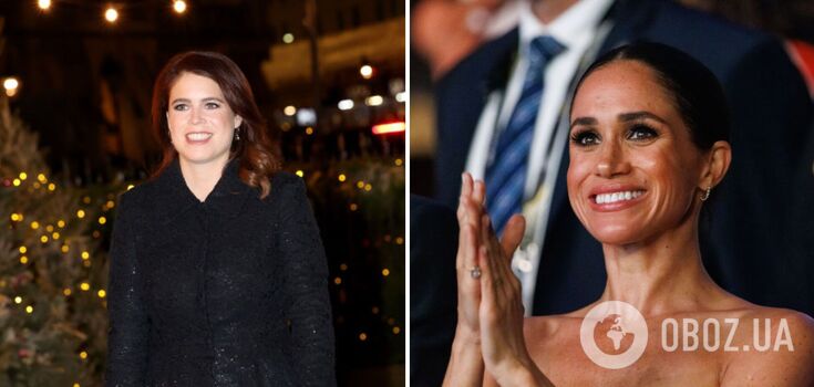 Princess Eugenie revealed her most luxurious look at Paris Fashion Week: Meghan Markle wore a similar dress