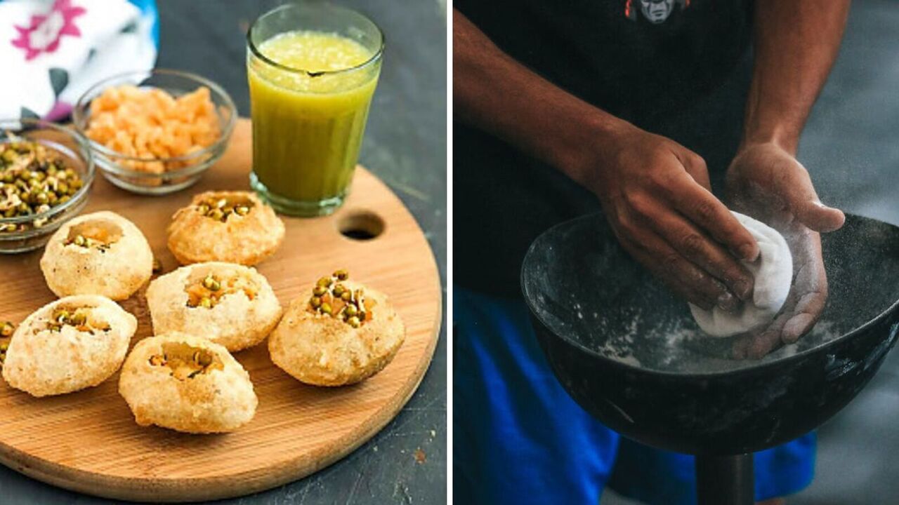 Traditional Indian panipuri: what dough it is made of