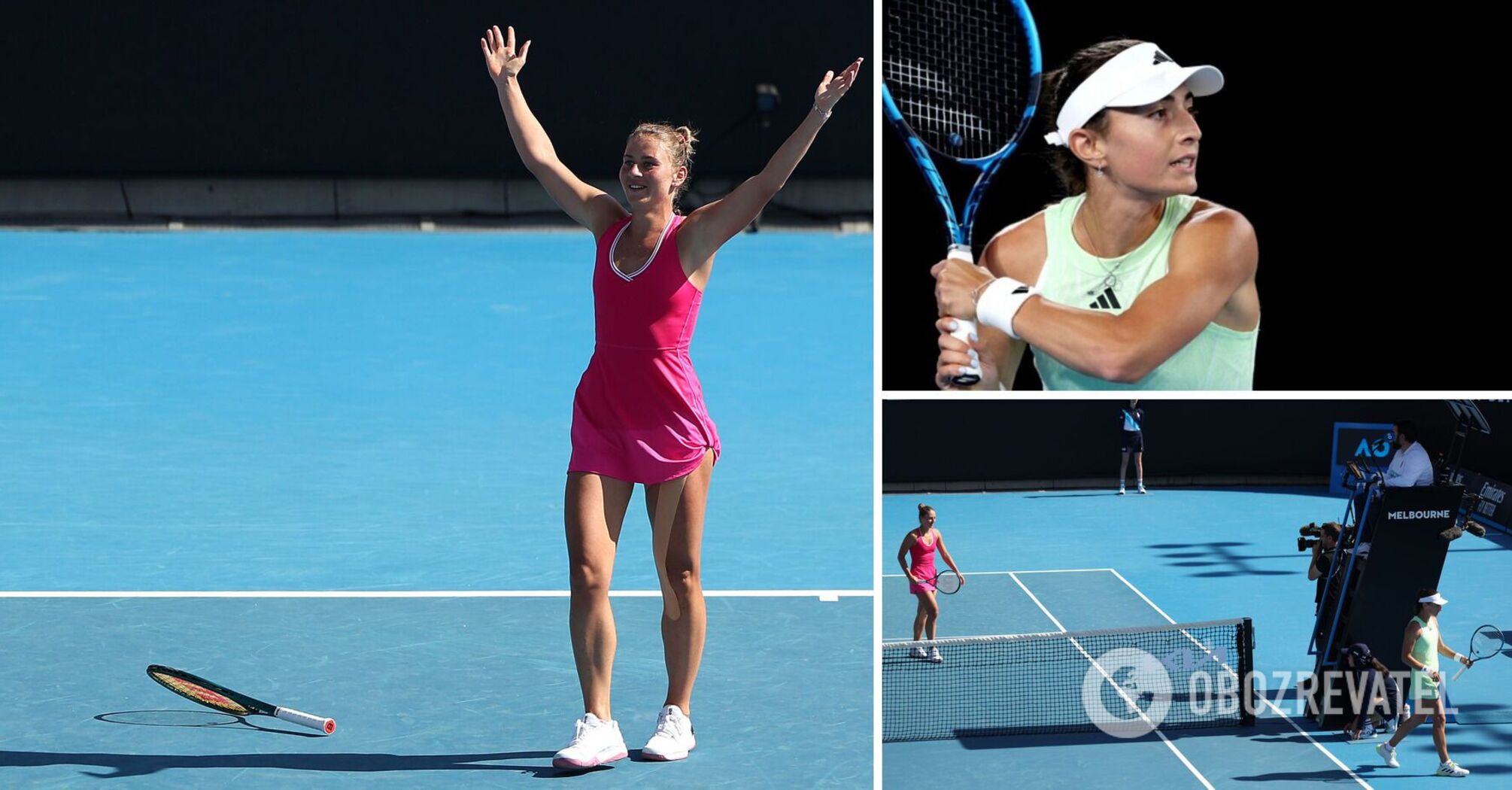 Ukrainian tennis player reaches Australian Open's 1/8 finals for the first time
