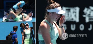 'Shot me in the back': Svitolina withdrew from the 1/8 finals of the Australian Open-2024 in tears