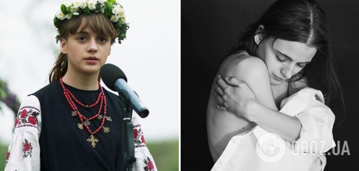 Daryna Fedyna, the youngest star of "Catching Kaidash," took part in a bold photo shoot
