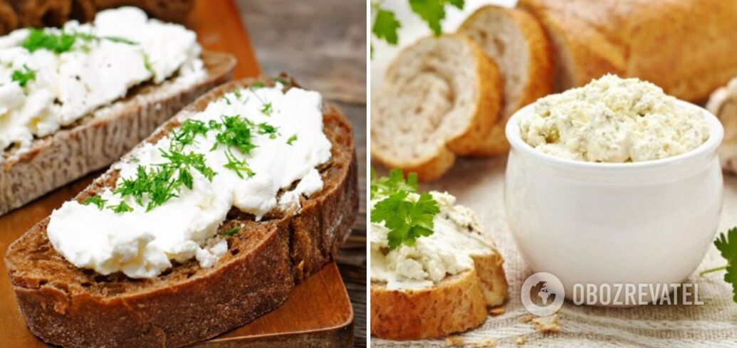 Popular and delicious spreads with processed cheese: top 2 recipes