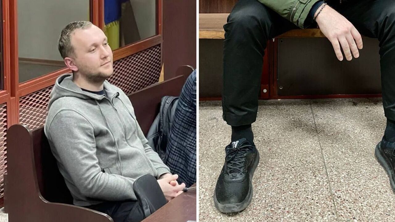 Hrynkevych's son, accused of fake purchases for AFU, shows off Louis Vuitton sneakers worth about 1,000 euros