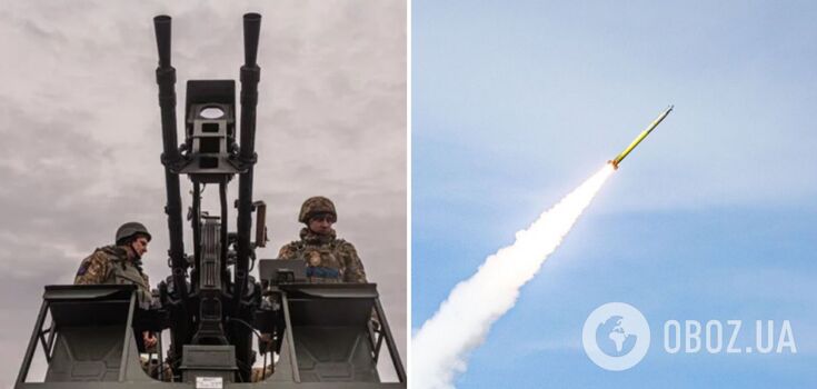 Ukrainian air defense forces shoot down two enemy missiles near Dnipro, debris lands on a company: one wounded