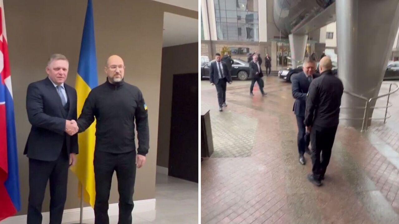"Stosunki dwustronne są na porządku dziennym": Premier Słowacji Fico przybywa do Użhorodu z wizytą na Ukrainie. Wideo
