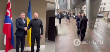 'Stosunki dwustronne są na porządku dziennym': Premier Słowacji Fico przybywa do Użhorodu z wizytą na Ukrainie. Wideo
