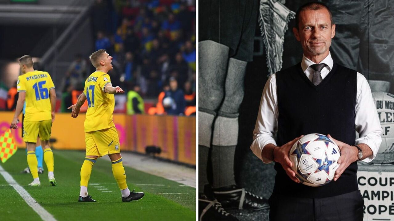 "Absolutely aggressive": UEFA president hints that he does not want Ukraine to qualify for Euro 2024