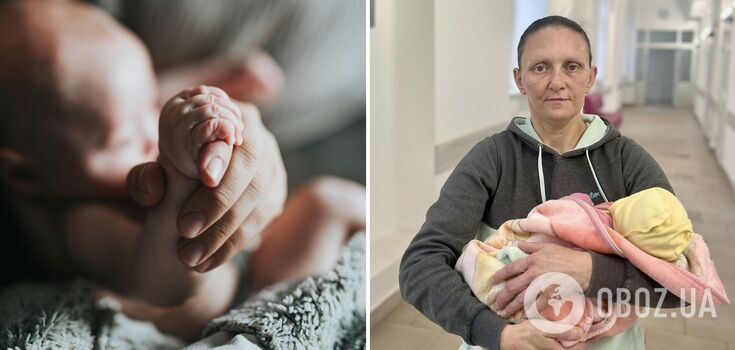 The oldest son is 17 years old, the youngest is a few days old: a 40-year-old woman gave birth to her 11th child in Lviv. Photo